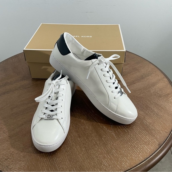 Michael Kors White and Black Sneakers - Picture 3 of 5